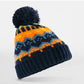 Retro Ski Beanie - Blazing Blue