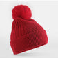 Snow Luxe Beanie - Classic Red