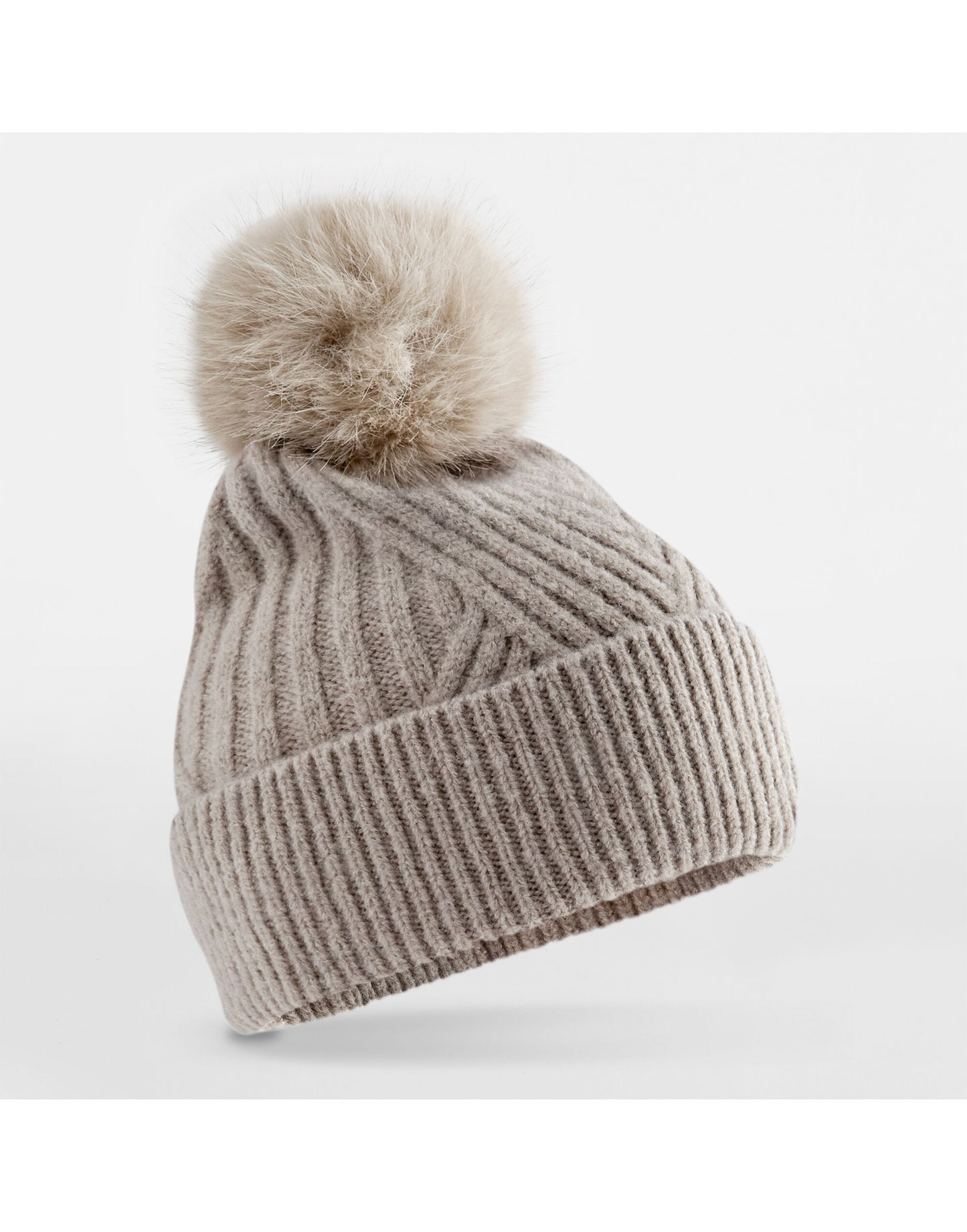 Snow Luxe Beanie - Natural Stone