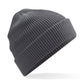 Organic Cotton Waffle Beanie - Graphite