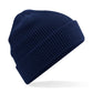 Organic Cotton Waffle Beanie - Oxford Navy