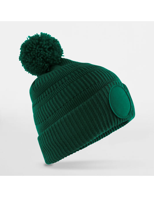 Fan Patch Beanie _x000D_ - Bottle Green