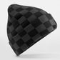 Checkerboard Beanie - Black/Charcoal