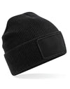 Removable Patch Thinsuate™ Beanie - Black