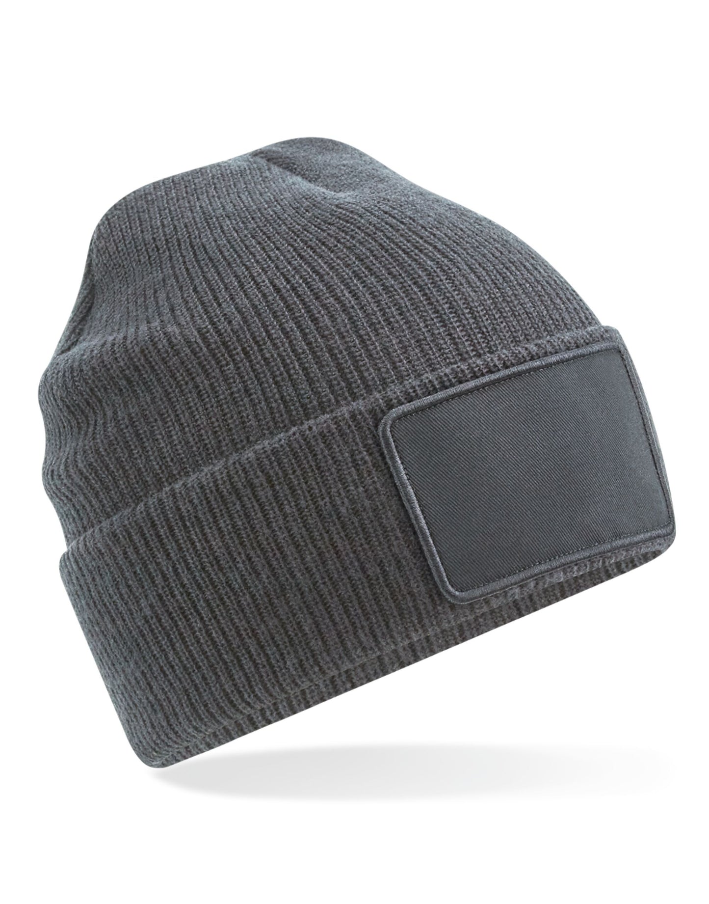 Removable Patch Thinsuate™ Beanie - Graphite Grey