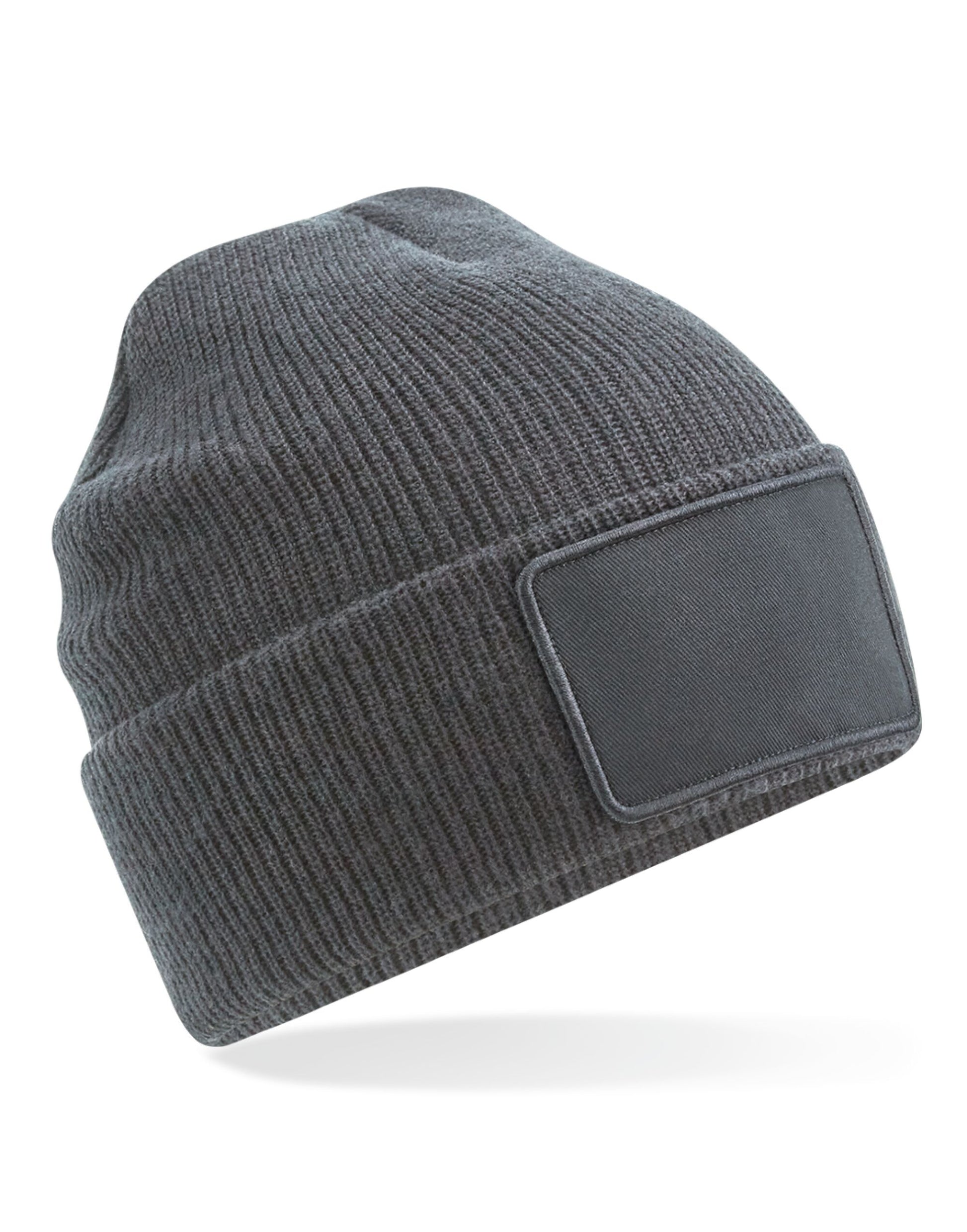 Removable Patch Thinsuate™ Beanie - Graphite Grey
