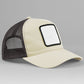 Appliqué Patch 5 Panel Trucker - Stone/Shadow Grey