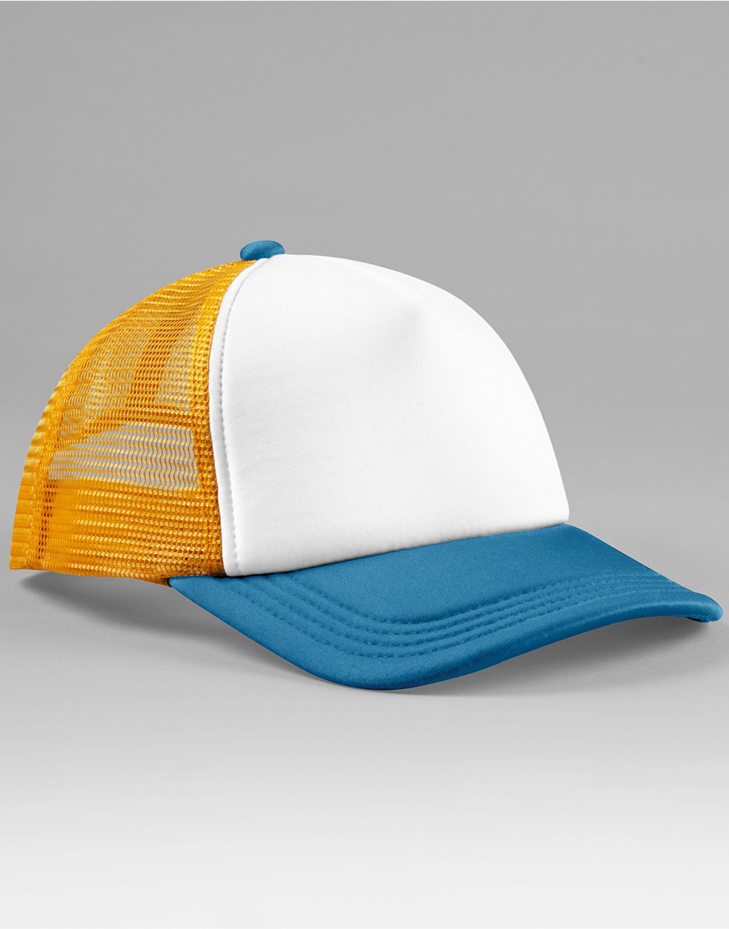 Retro 5 Panel Trucker - Sunflower/Heritage Blue