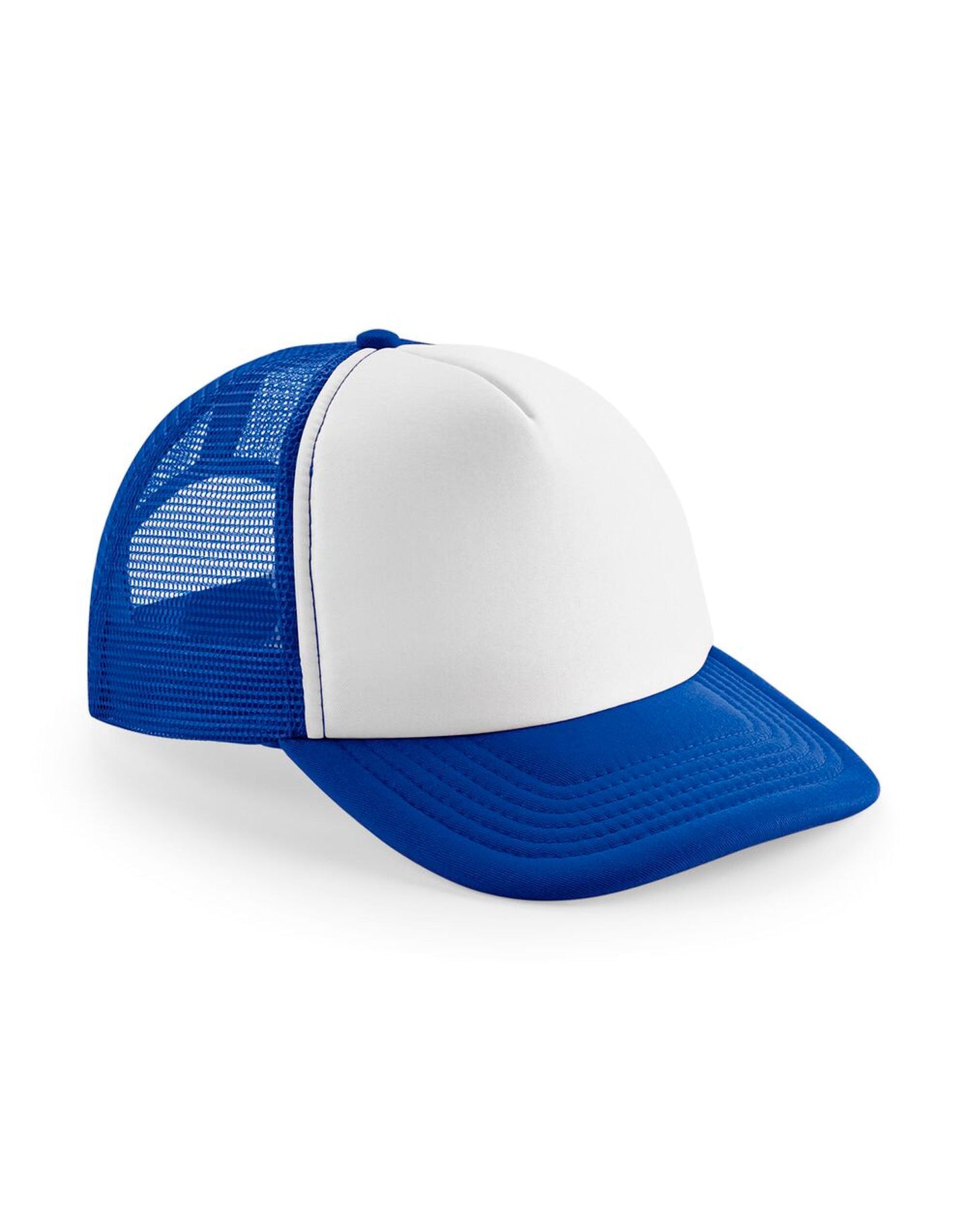 Junior Vintage Snapback Trucker - Bright Royal/White