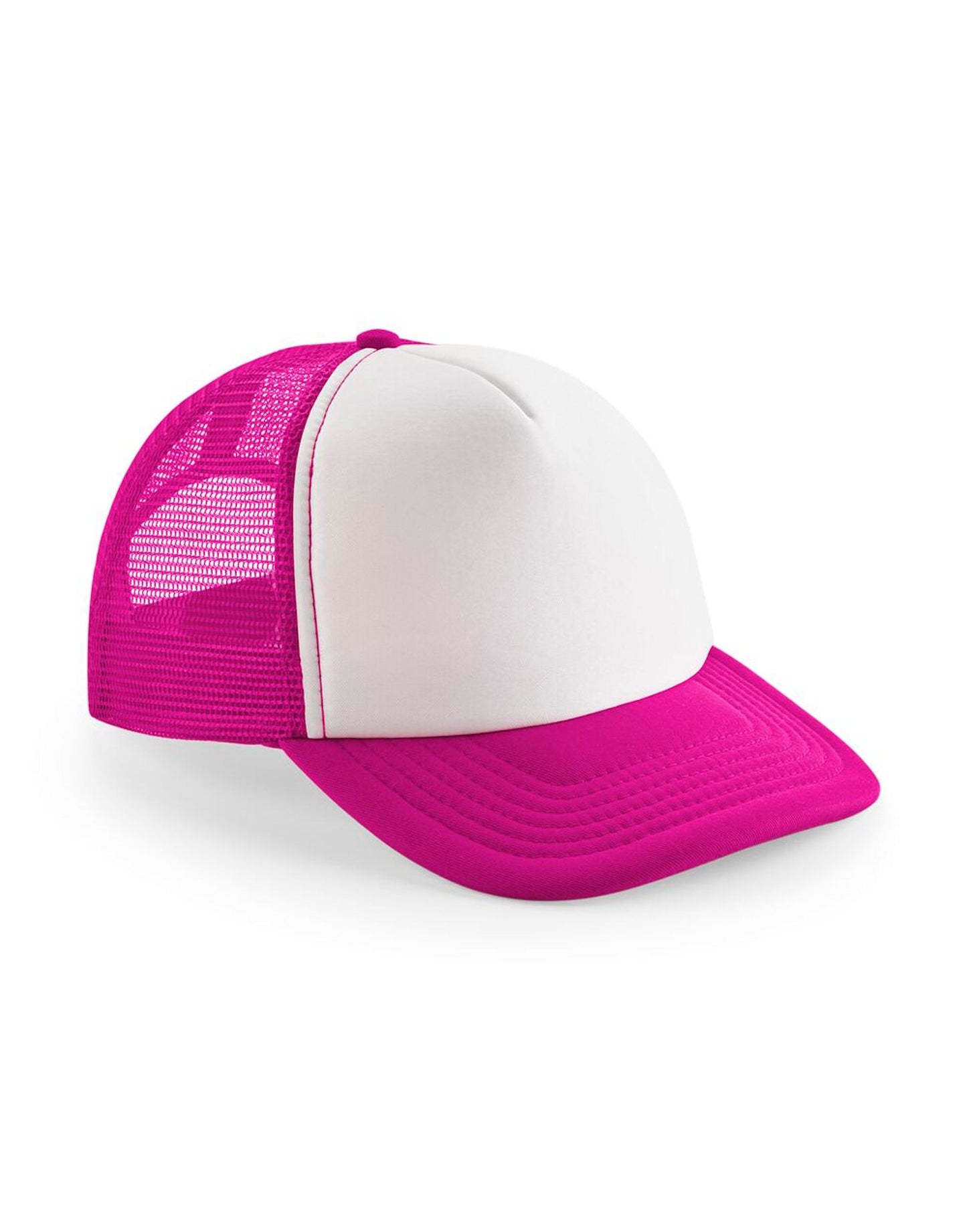 Junior Vintage Snapback Trucker - Fuchsia/White