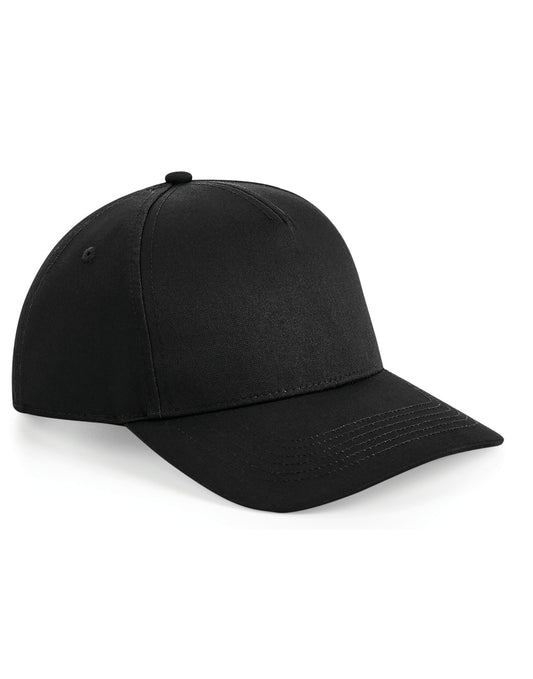 Urbanwear 5 Panel Snapback - Black