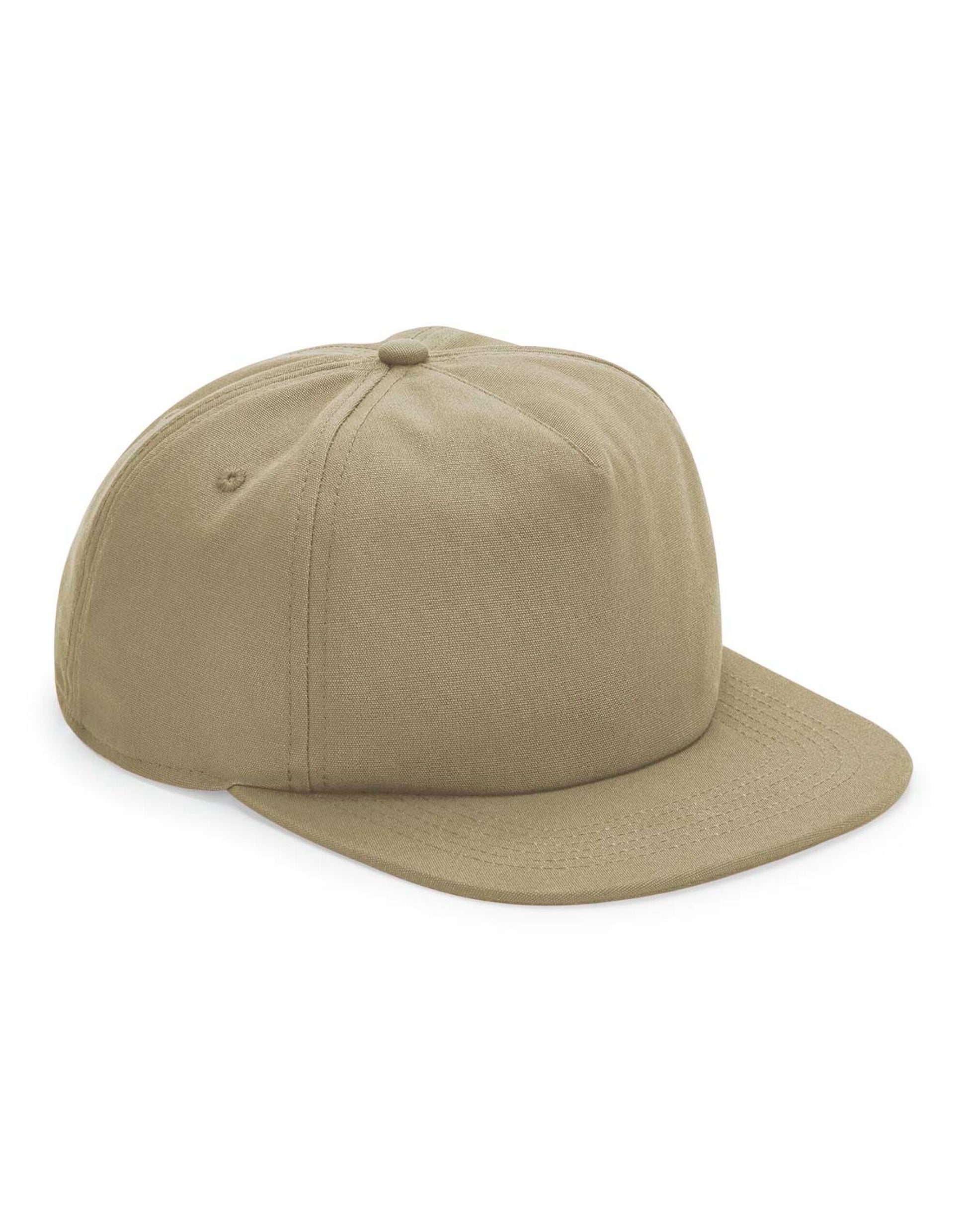 Organic Cotton Unstructured 5 Panel Cap - Desert Sand