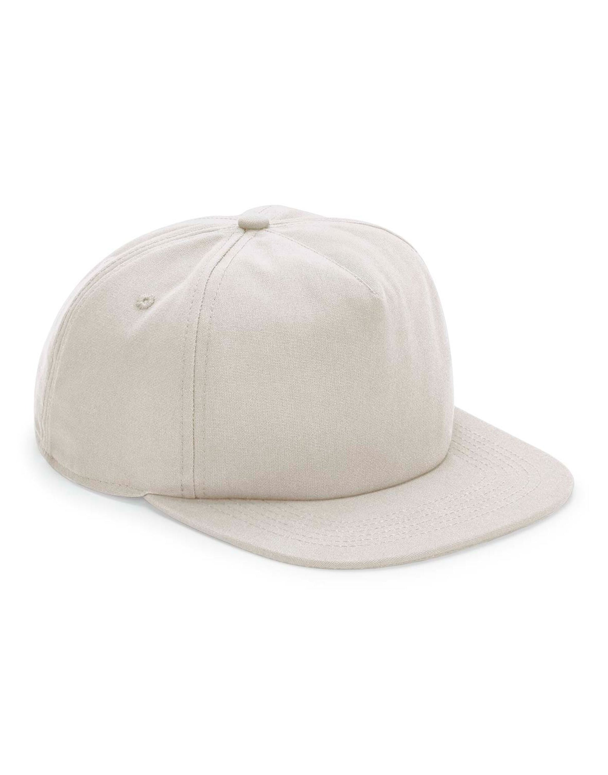 Organic Cotton Unstructured 5 Panel Cap - Sand