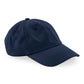 Organic Cotton 6 Panel Dad Cap - Navy Blue