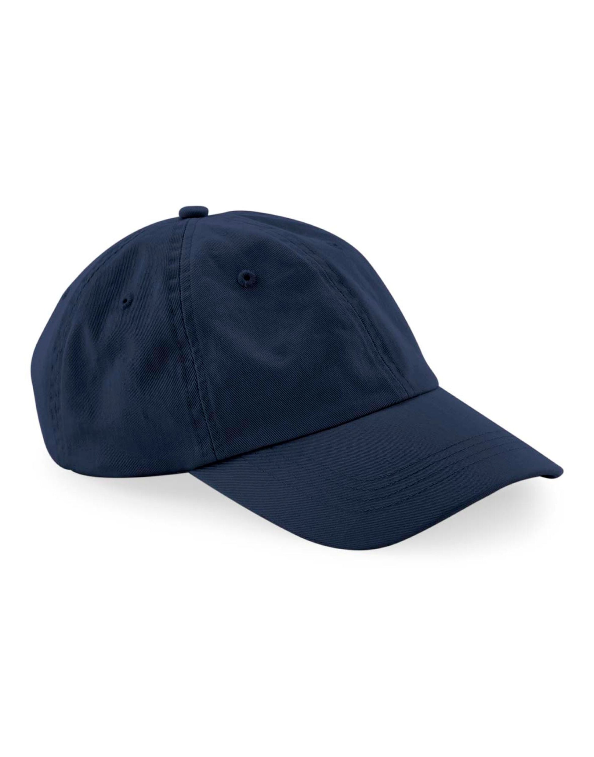 Organic Cotton 6 Panel Dad Cap - Navy Blue