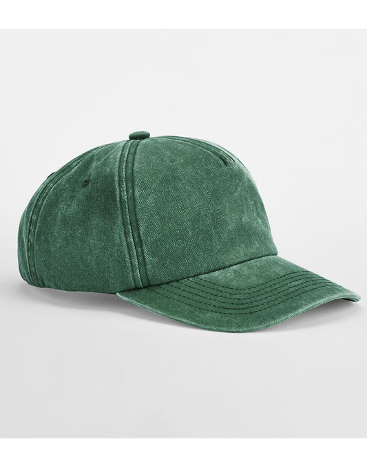 Relaxed 5 Panel Vintage Cap - Vintage Bottle Green
