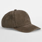 Relaxed 5 Panel Vintage Cap - Vintage Brown