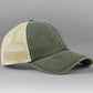 6 Panel Vintage Trucker - Vintage Olive/Stone