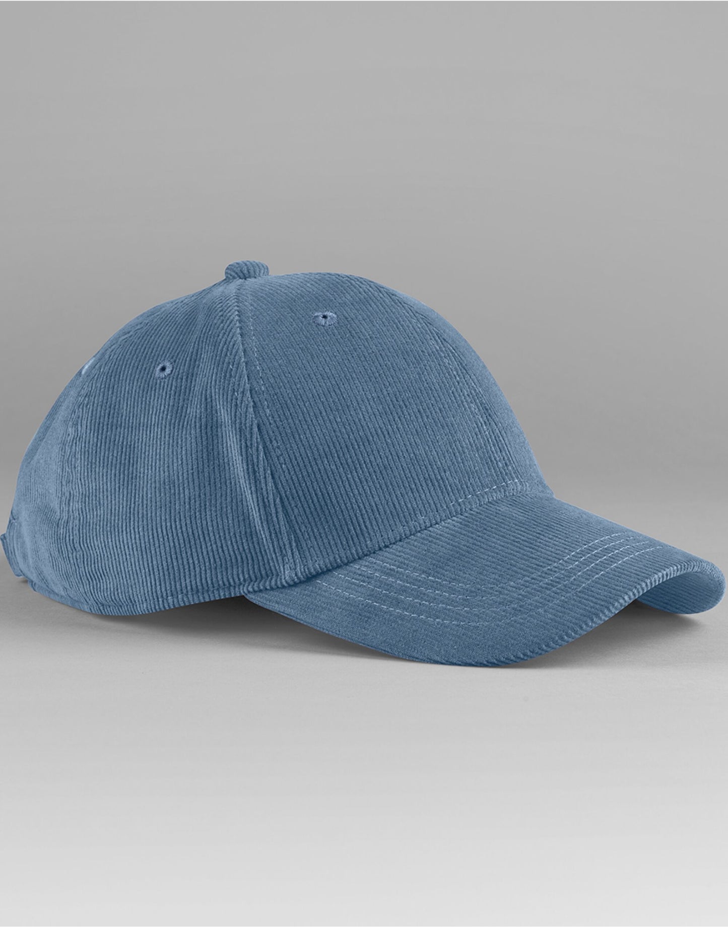 EarthAware® Organic Cord Baseball Cap - Slate Blue