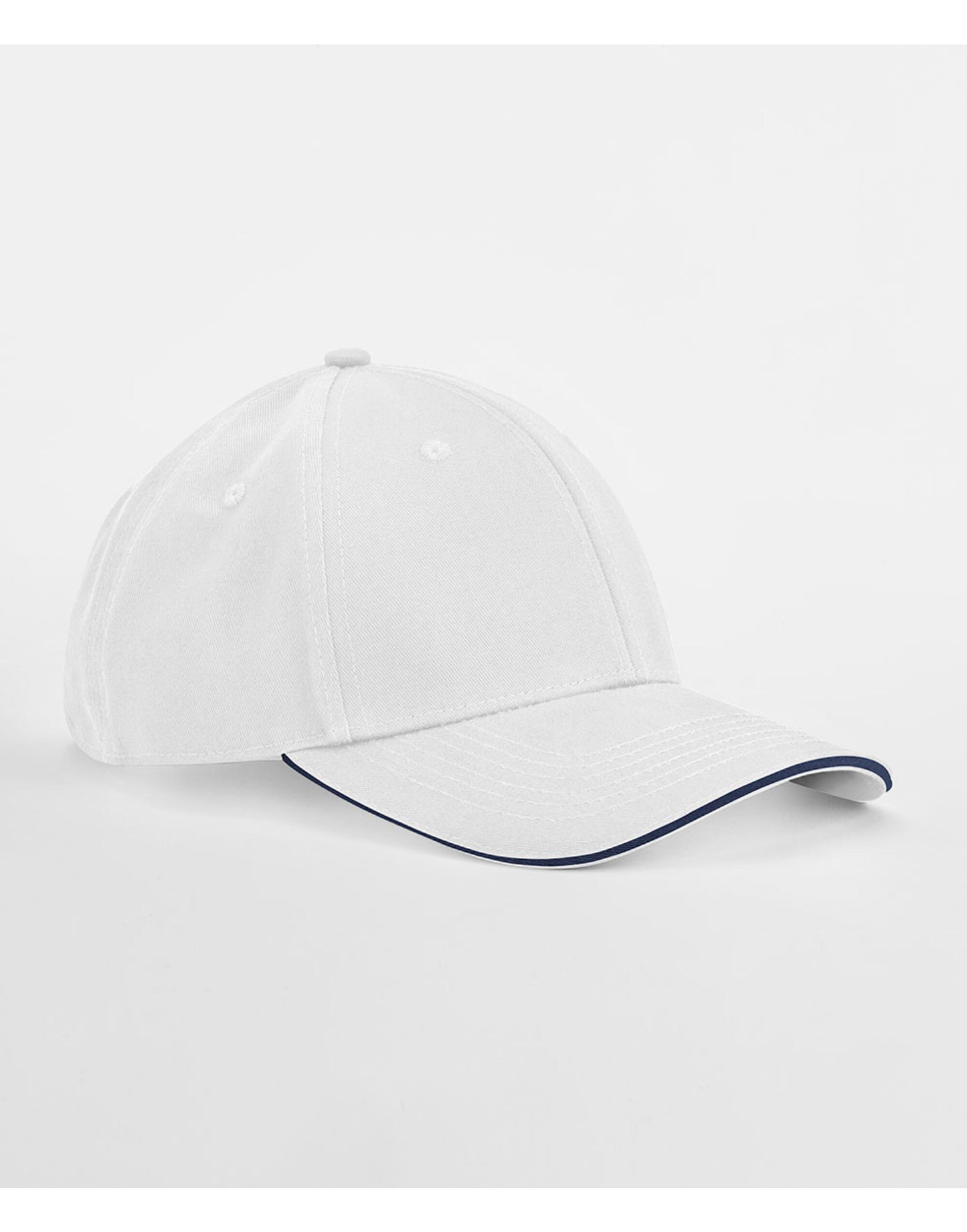 EarthAware® Classic Organic Cotton 6 Panel Cap - White/French Navy