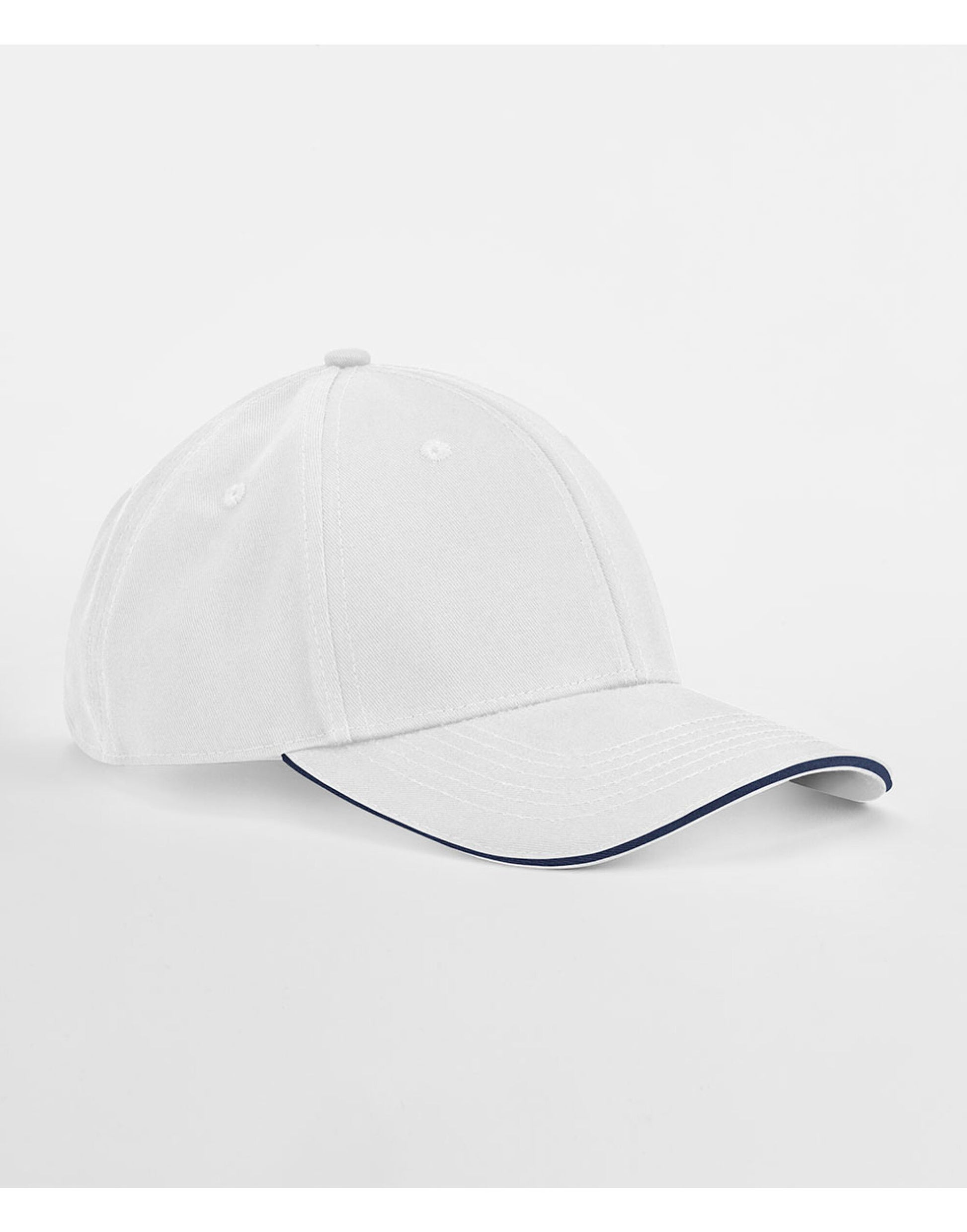 EarthAware® Classic Organic Cotton 6 Panel Cap - White/French Navy