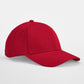 EarthAware® Junior Classic Organic Cotton 6 Panel Cap - Classic Red