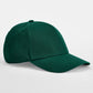 EarthAware® Classic Organic Cotton 5 Panel Cap - Bottle Green