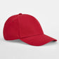 EarthAware® Classic Organic Cotton 5 Panel Cap - Classic Red