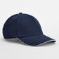 EarthAware® Classic Organic Cotton 5 Panel Cap - French Navy/White