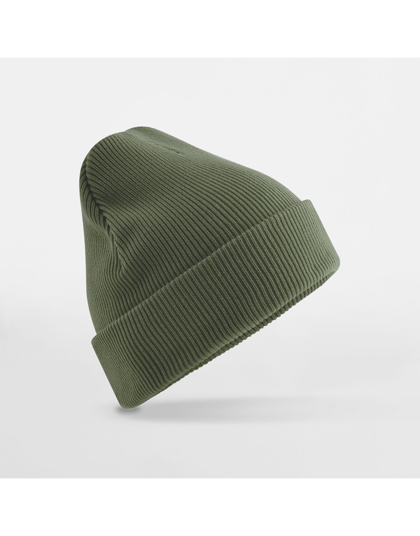 Organic Cotton Original Cuffed Beanie - Olive Green