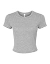 Women's Micro Rib Baby Tee - Athletic Heather