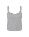 Women's Micro Rib Strap Tank - Athletic Heather