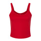 Women's Micro Rib Strap Tank - Solid Red Blend