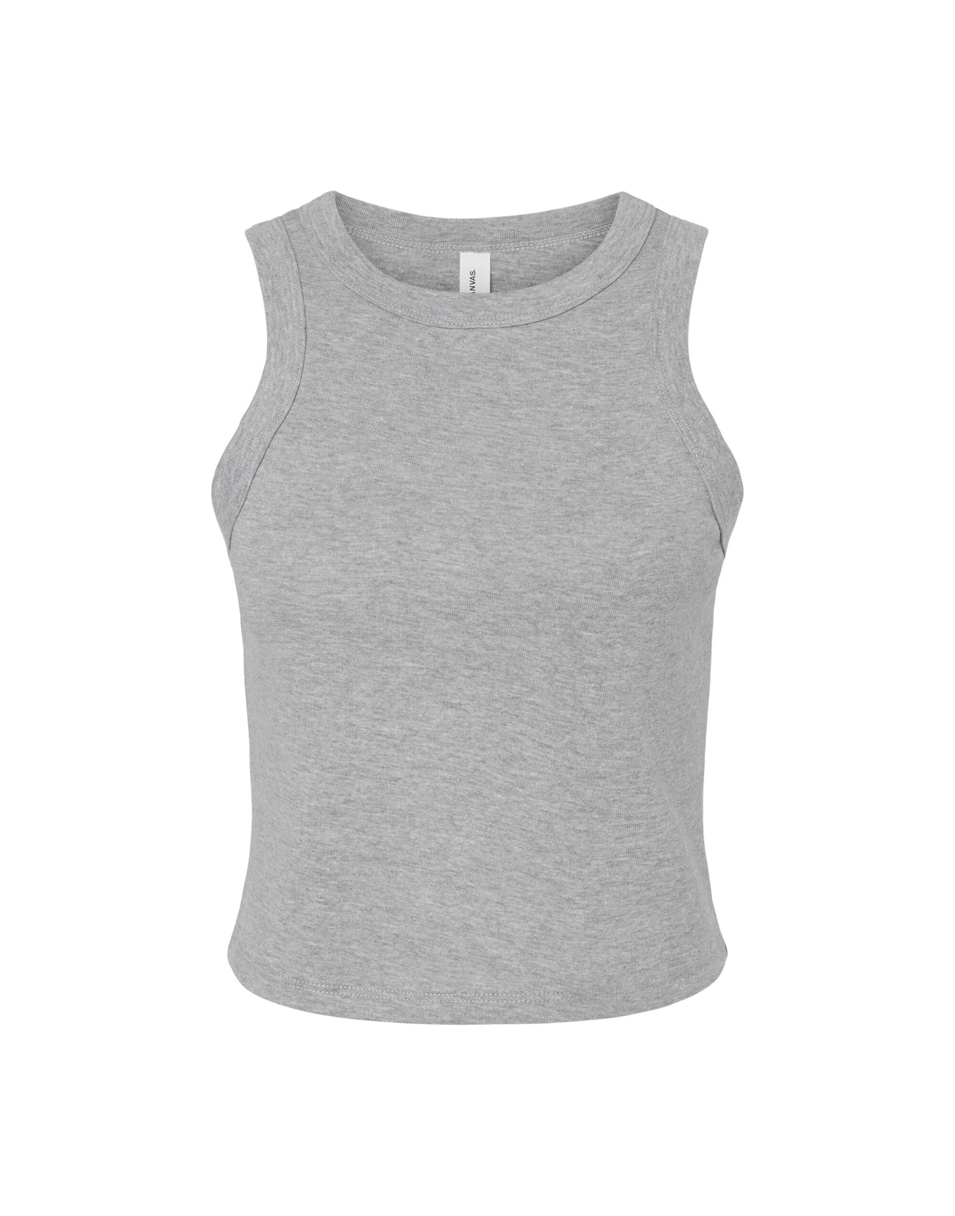Women's Micro Rib Racer Tank - Athletic Heather