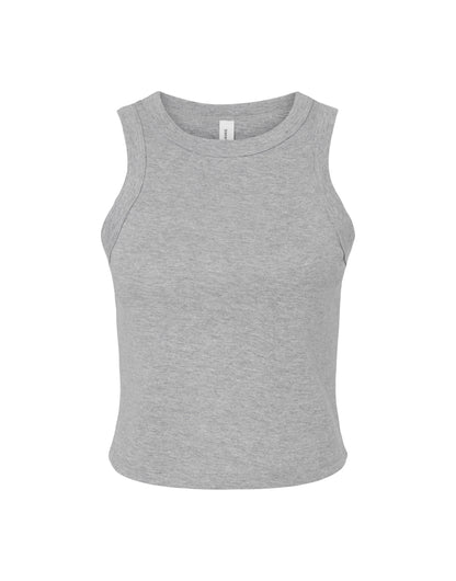 Women's Micro Rib Racer Tank - Athletic Heather