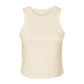 Women's Micro Rib Racer Tank - Solid Natural Blend