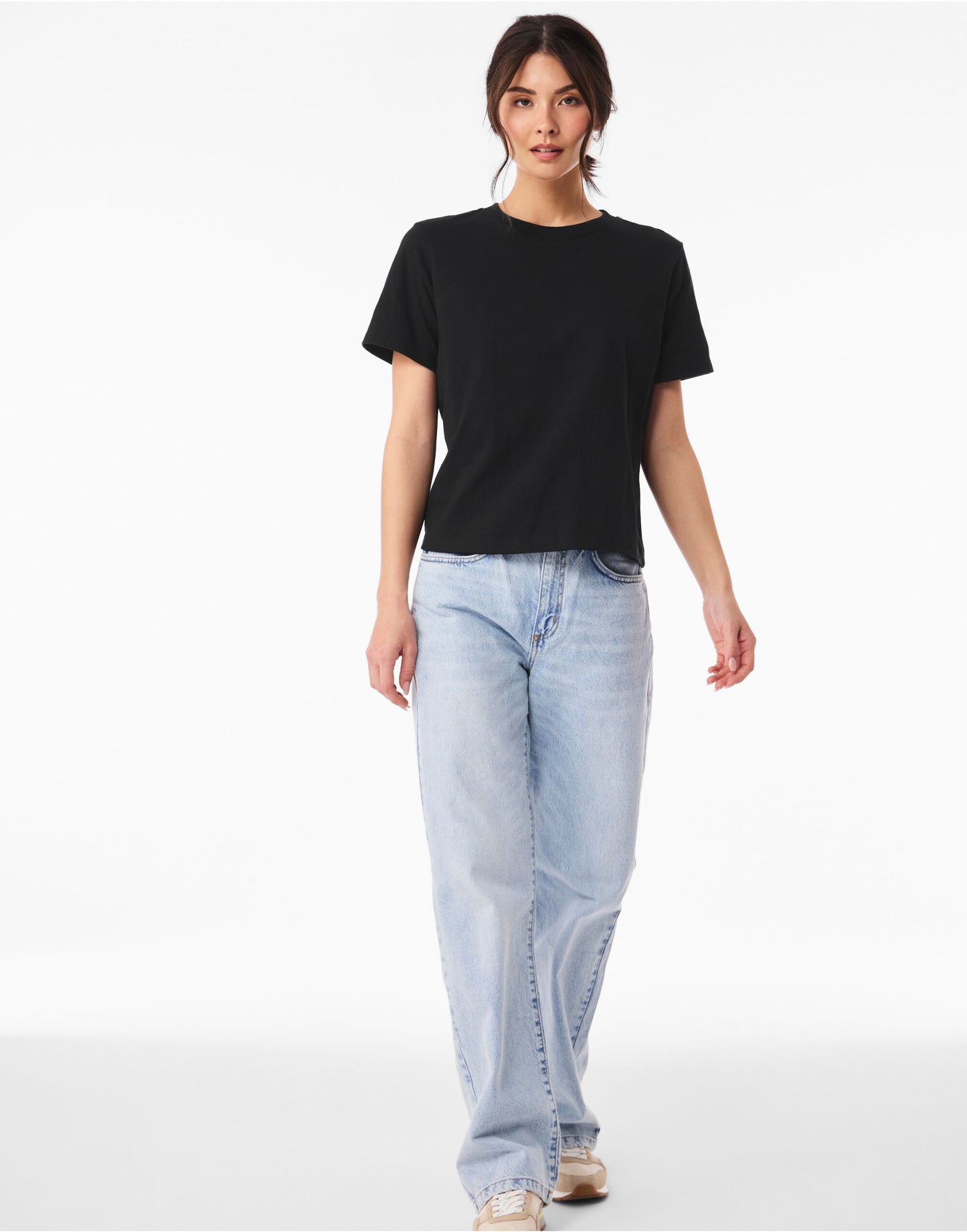 Women's Heavy Boxy Tee - Vintage Black