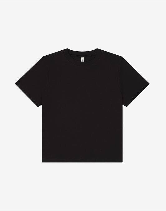 Women's Heavy Boxy Tee - Black