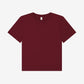 Women's Heavy Boxy Tee - Maroon