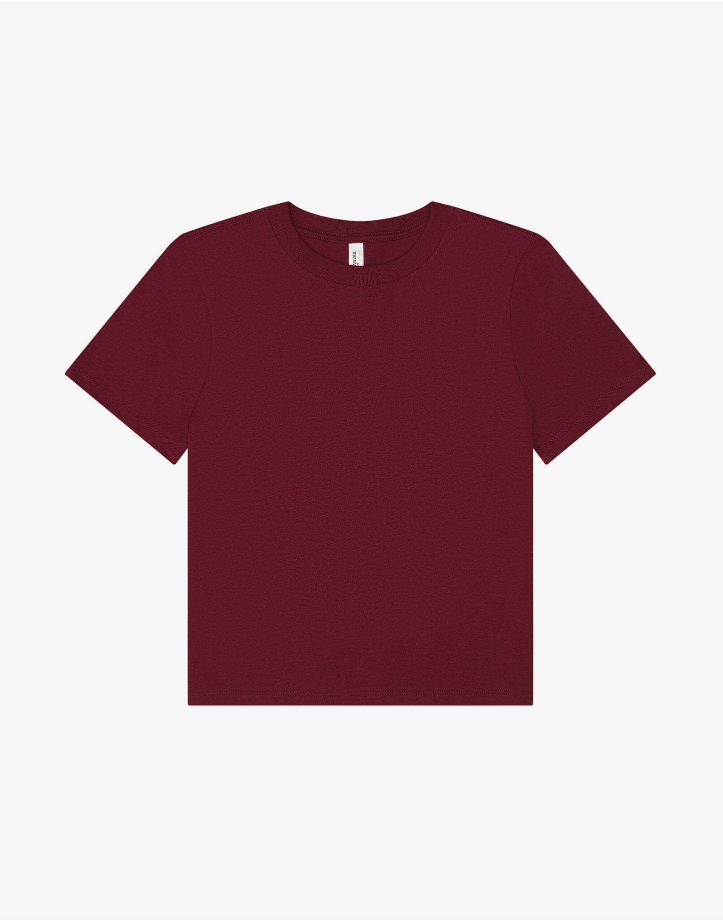 Women's Heavy Boxy Tee - Maroon