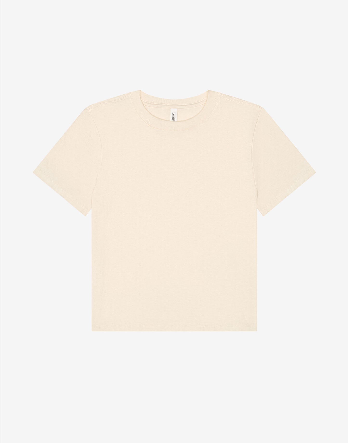 Women's Heavy Boxy Tee - Natural