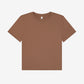Women's Heavy Boxy Tee - Vintage Brown