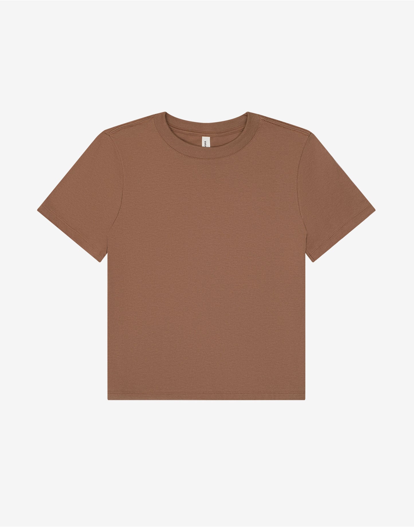 Women's Heavy Boxy Tee - Vintage Brown