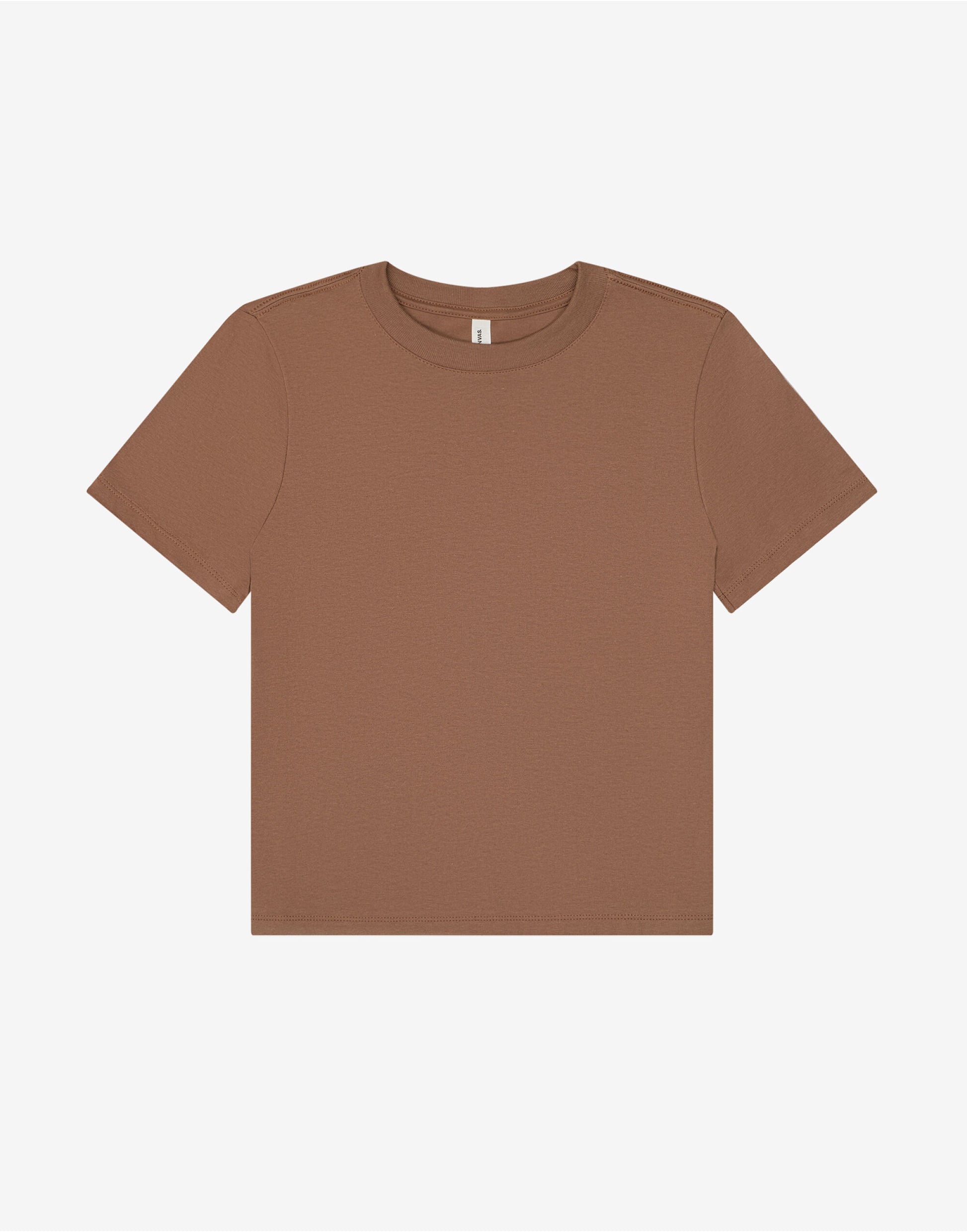 Women's Heavy Boxy Tee - Vintage Brown