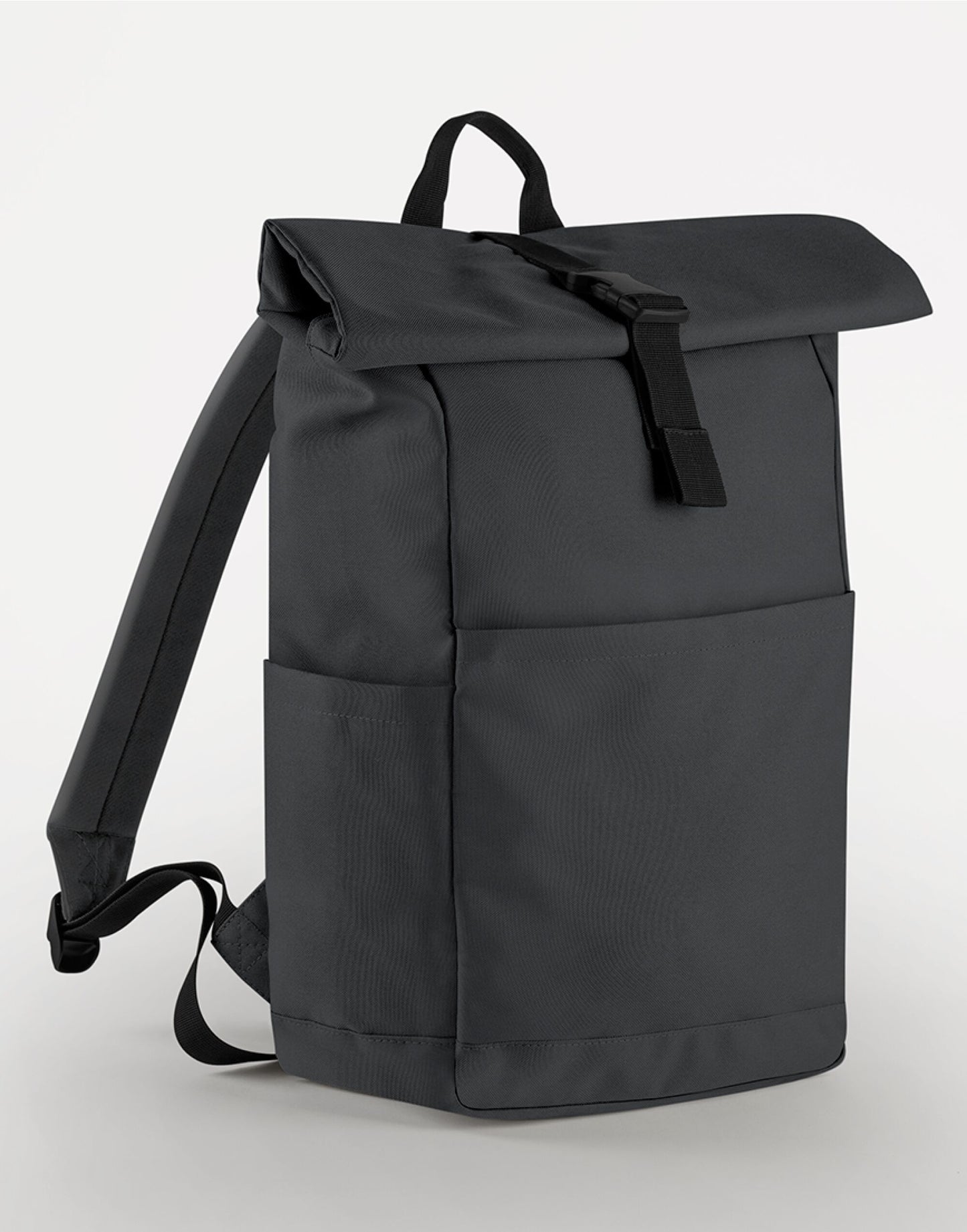 Premium Recycled Roll Top Backpack - Graphite Grey