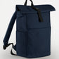 Premium Recycled Roll Top Backpack - Navy