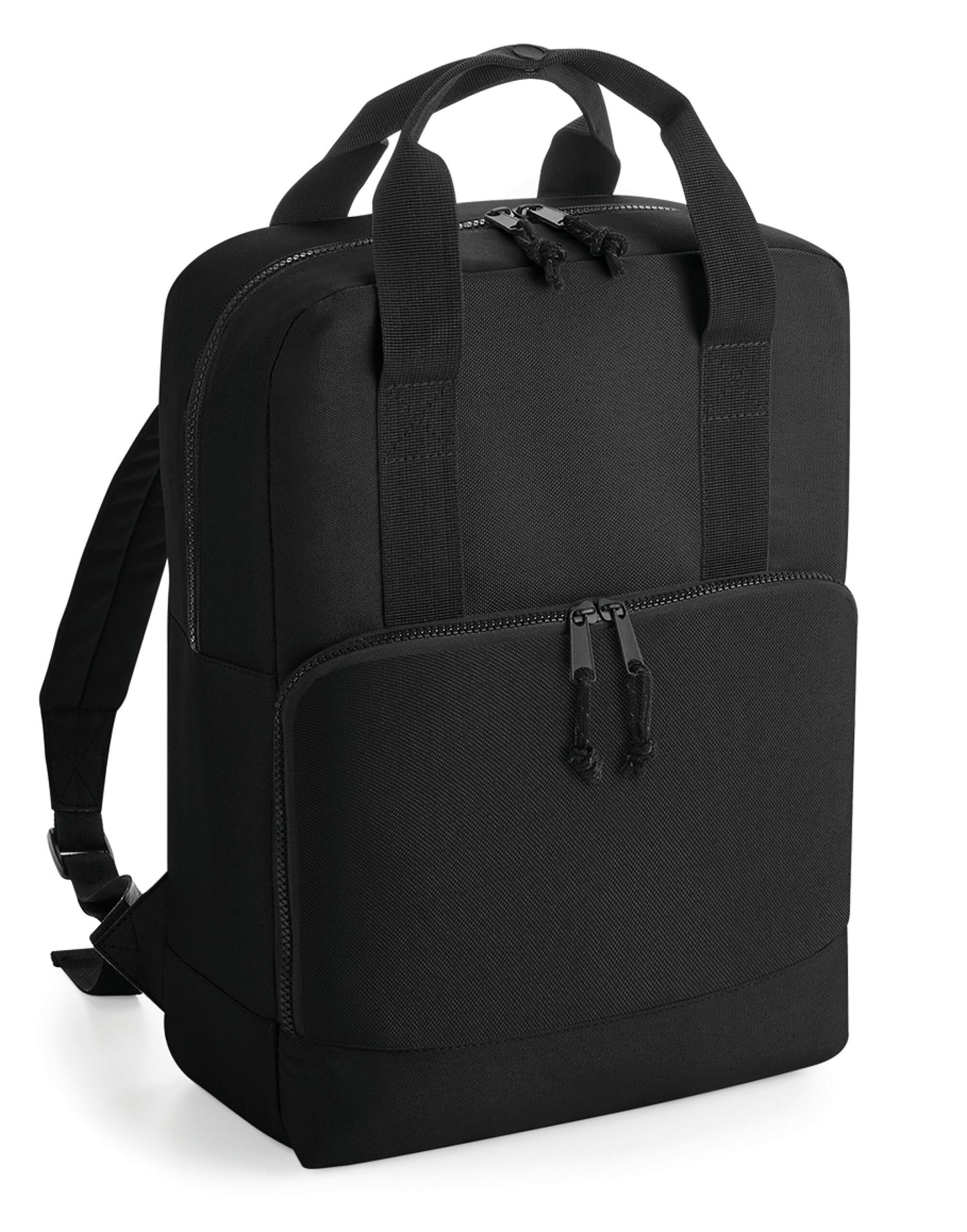 Recycled Twin Handle Cooler Backpack - Black