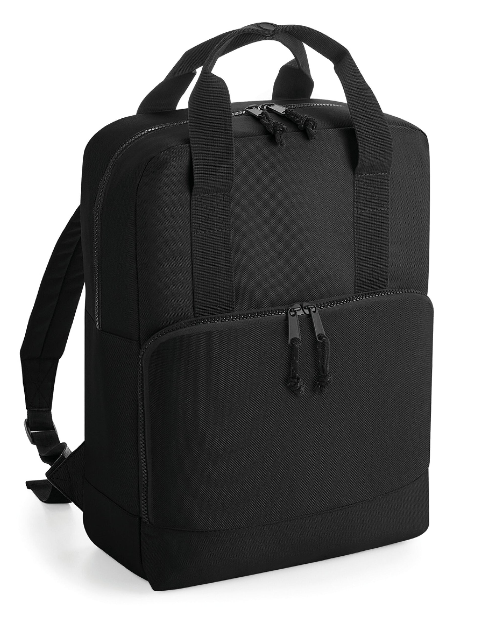 Recycled Twin Handle Cooler Backpack - Black