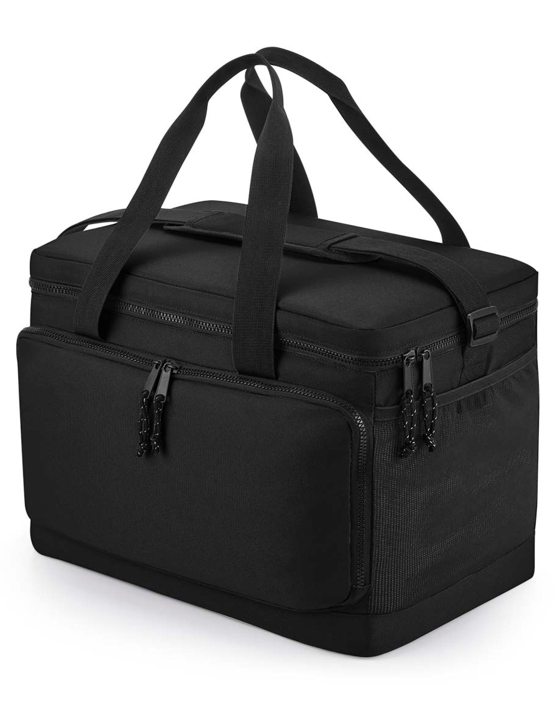 Recycled Large Cooler Shoulder Bag - Black