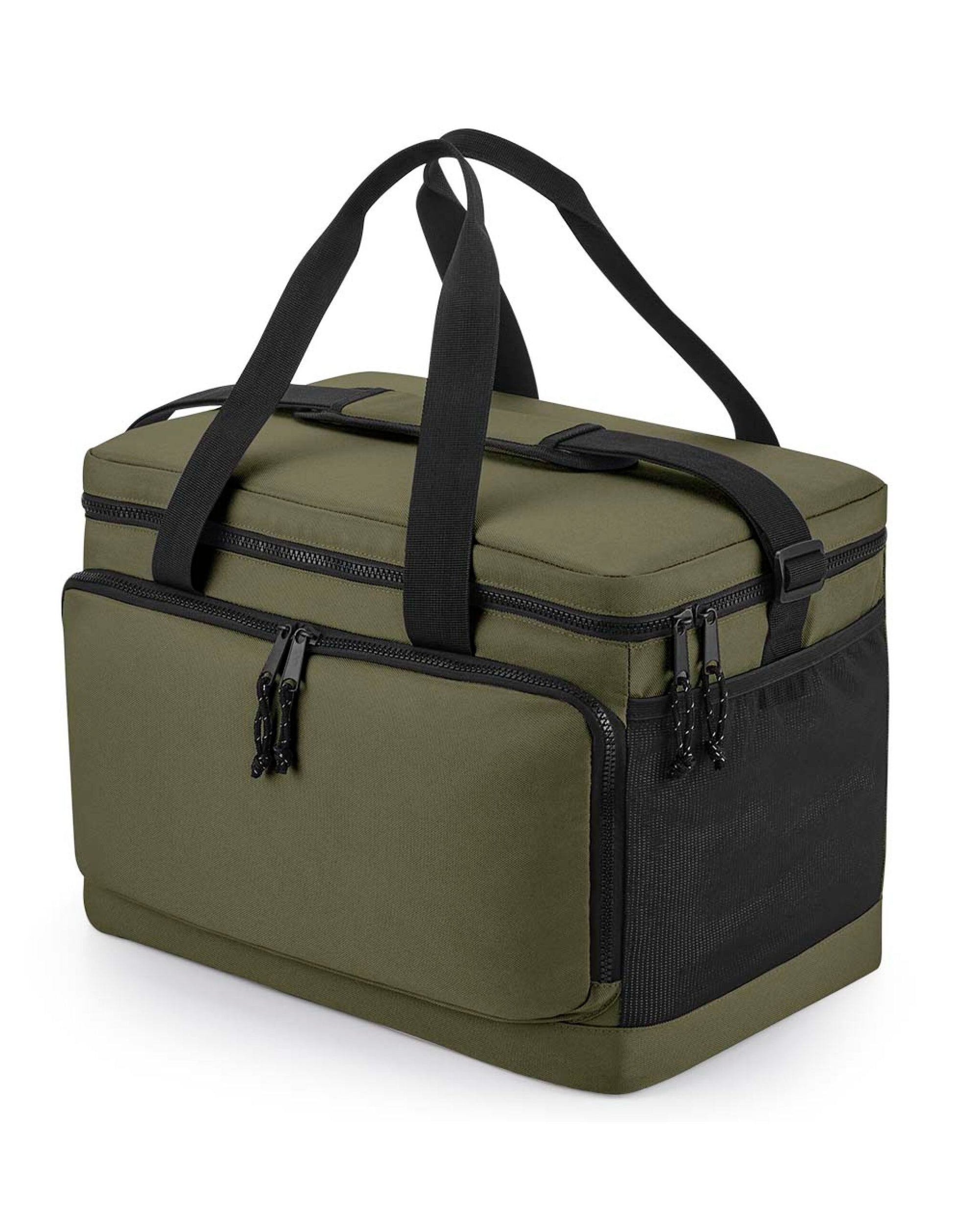 Recycled Large Cooler Shoulder Bag - Military Green